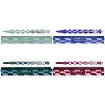 CARAN D'ACHE Druckkugelschreiber 849 MOSAIC, granatrot Strichstärke: M, Strichfarbe: schwarz, sechseckiger Schaft - 1 Stück (849.304)