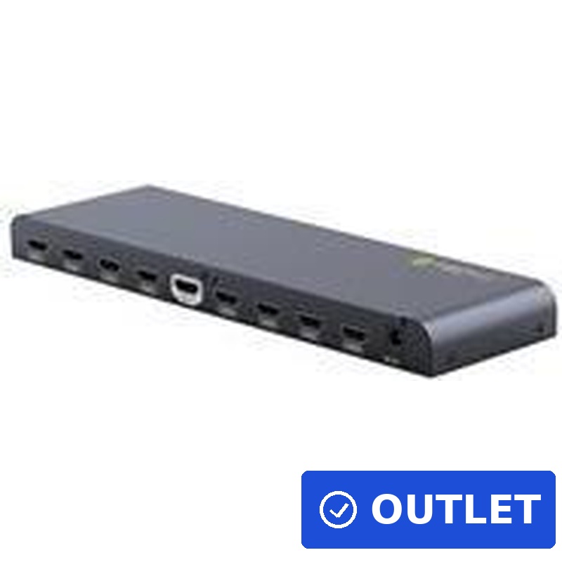 Intellinet Techly Splitter HDMI 2,0 4K UHD 3D 8-way (IDATA-HDMI2-4K8)