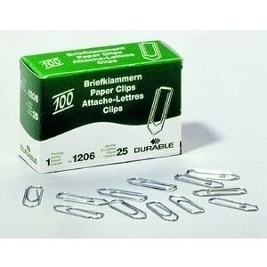DURABLE Briefklammern 26mm verzinkt Pckg. à 100 20 Pg. à 100 Stück 120625