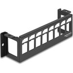 Delock Keystone Halterung 8 Port Panel Aufbau horizontal (86516)