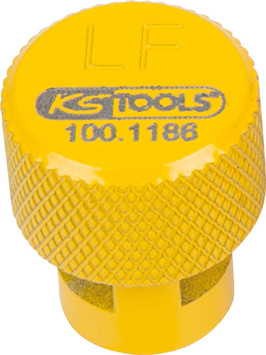 KS TOOLS RDKS / TPMS Reifenentlüfter, gelb, links vorn (100.1186)