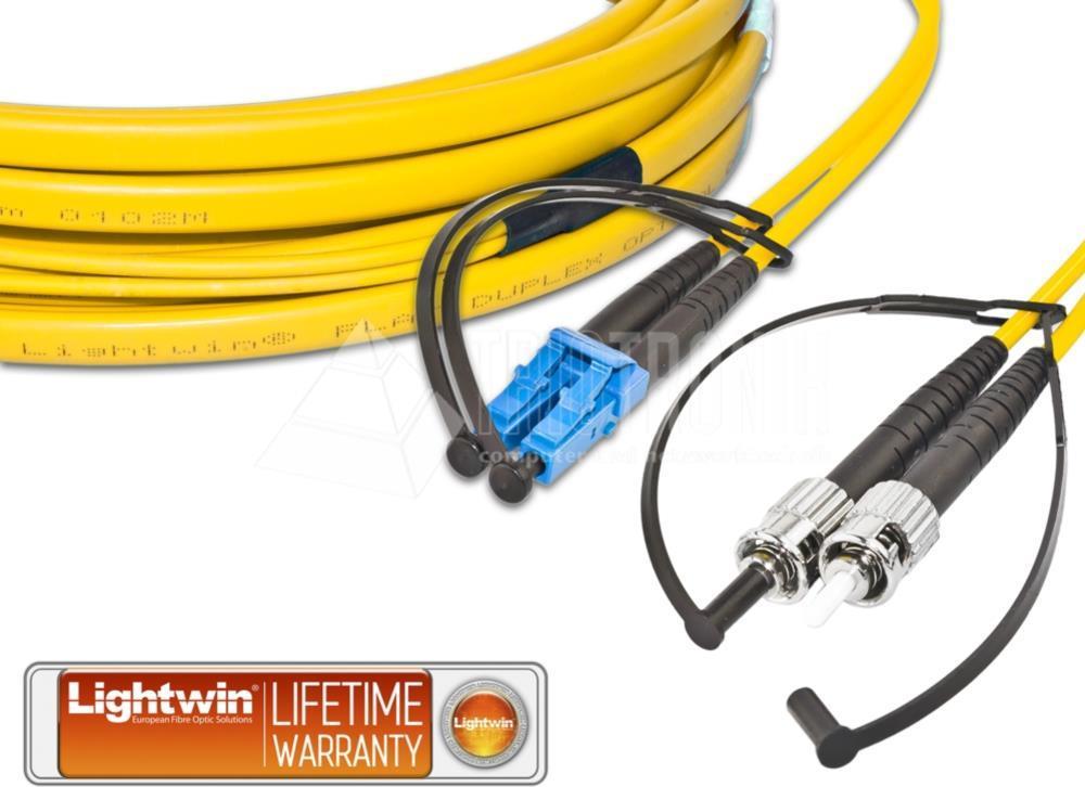 Lightwin LDP-09 LC-ST 1.0 FD Glasfaserkabel 1 m OS2 Gelb (LDP-09 LC-ST 1.0 FD)