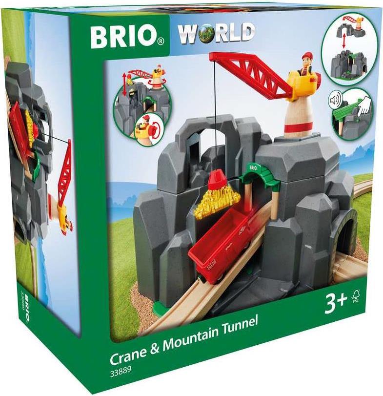 BRIO 53.033.889. Typ: Tunnel, Markenkompatibilität: BRIO, Empfohlenes Alter in Jahren (mind.): 3 Jahr(e). Breite: 450 mm, Tiefe: 270 mm, Höhe: 241 mm. Verpackungsbreite: 345 mm, Verpackungstiefe: 345 mm, Verpackungshöhe: 195 mm (63388900)