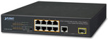 Planet FGSD-1011HP Gigabit Ethernet (10/100/1000) Energie Über Ethernet (PoE) Unterstützung 1U Schwarz Netzwerk-Switch (FGSD-1011HP)