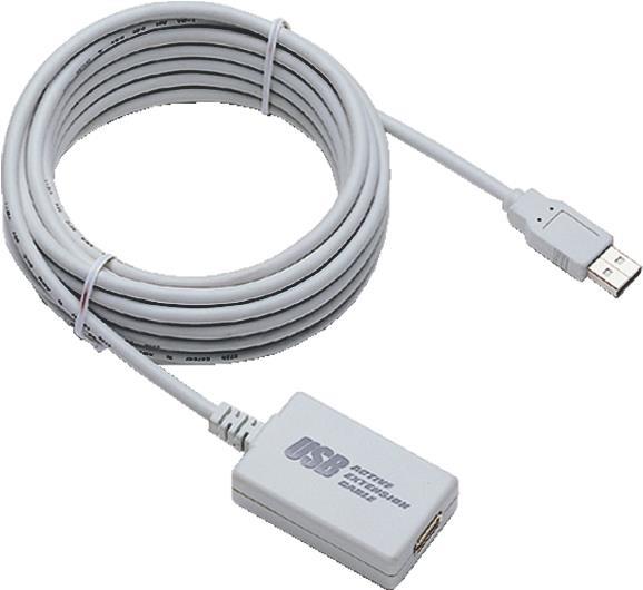 Exsys EX-1401 USB 2.0 Aktives Verlängerungskabel 5 m Schwarz