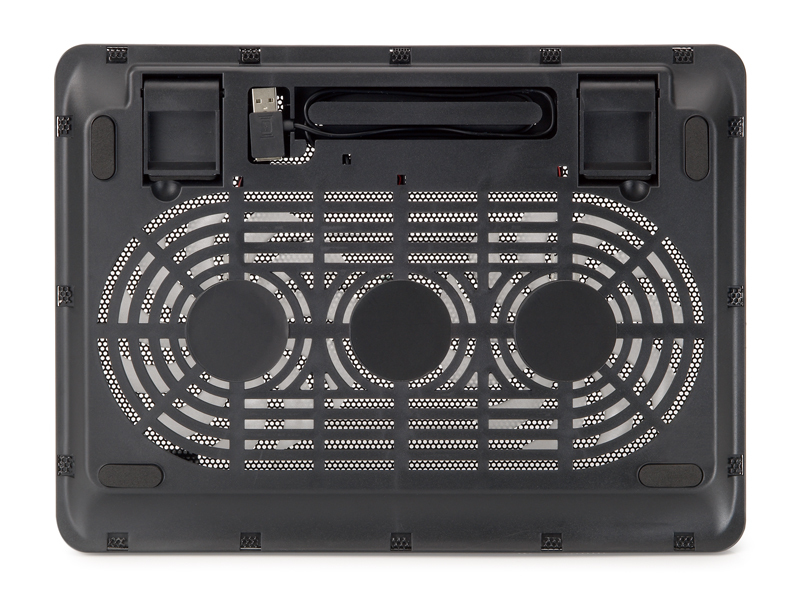 Conceptronic CNBCOOLPAD2F Notebook-Kühlpad 15,6" Schwarz