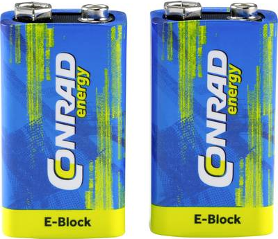 Conrad CE-2141317 Haushaltsbatterie Wiederaufladbarer Akku 9V Alkali (CE-2141317)