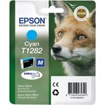 EPSON Tinte T1282 DURABrite Ultra cyan M 3,5 ml fuer Stylus S22 SX125 BX305F SX420W (C13T12824010)