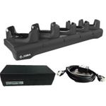 ZEBRA KIT : Five-slot cradle kit to charge TC53 / TC58, TC53e / TC58e / TC53e-RFID devices, Includes five pre-installed five grey shims for devices with a boot, power supply, and DC cable, (CRD-NGTC5B-5SC5D)