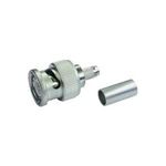 Telegärtner BNC-Kabelstecker Crimp G30 50 Ohm, crimp/crimp, Professional, A0206, G30 (1.5/3.8), LMR-240  - 5 Stück (J01000A0049)