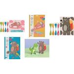 HEYDA Stickfiguren-Set "Bär" zum Erlernen von Stick-Stichen, Format: 165 x 225 mm - 1 Stück (20-48 707 74)