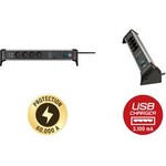 brennenstuhl Überspannungsschutz-Steckdosenleiste Alu-Office (1391020410)