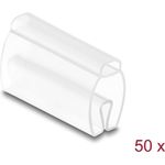 Delock Kabelmarkierer für Kabeldurchmesser 6 - 10 mm 50 Stück transparent (80952)