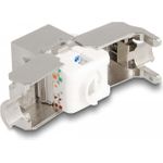 Delock Keystone Modul RJ45 Buchse zu LSA Cat.6A mit LED (87856)