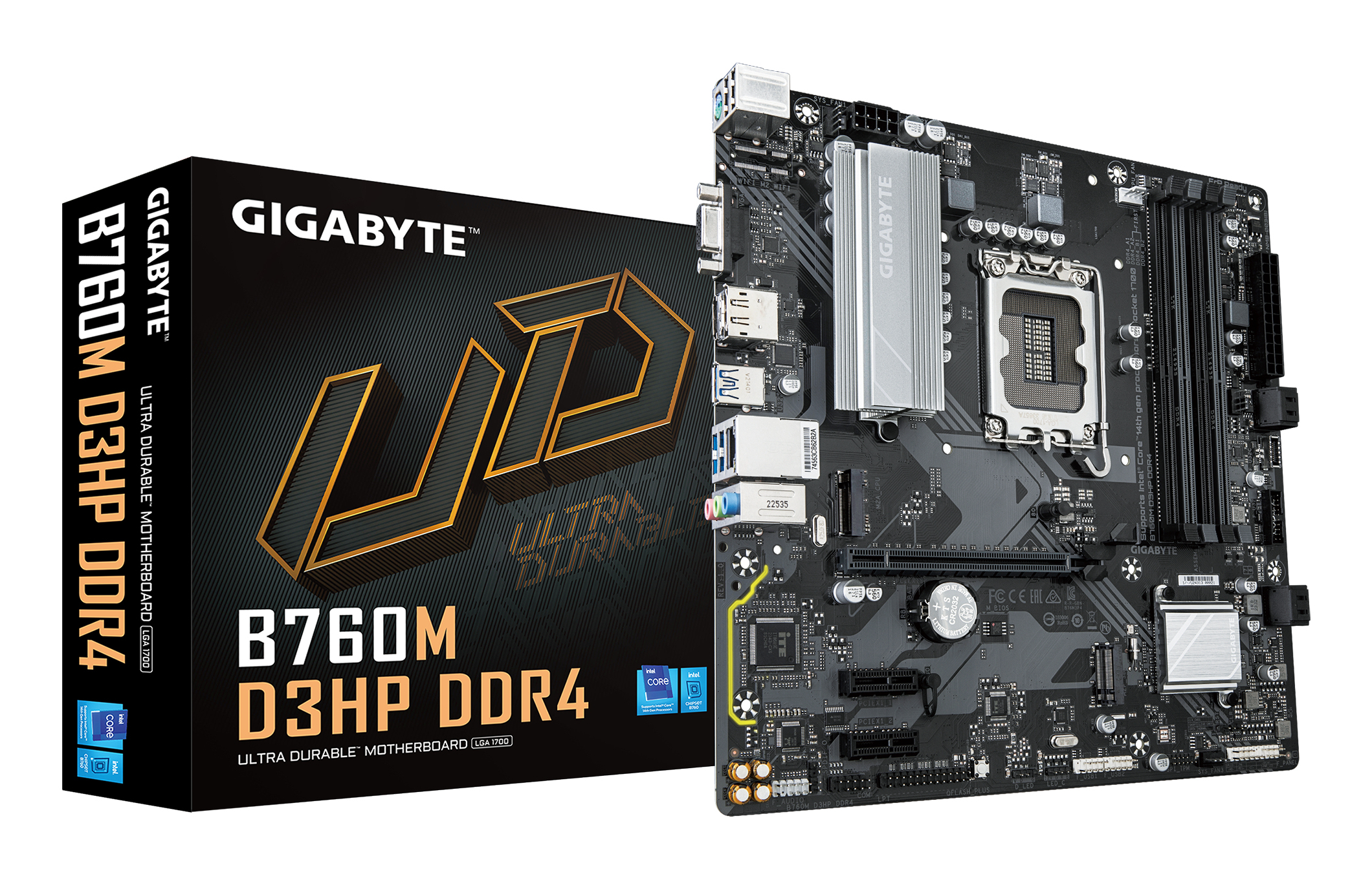 Gigabyte B760M D3HP DDR4 LGA1700 B760 Micro ATX Braun