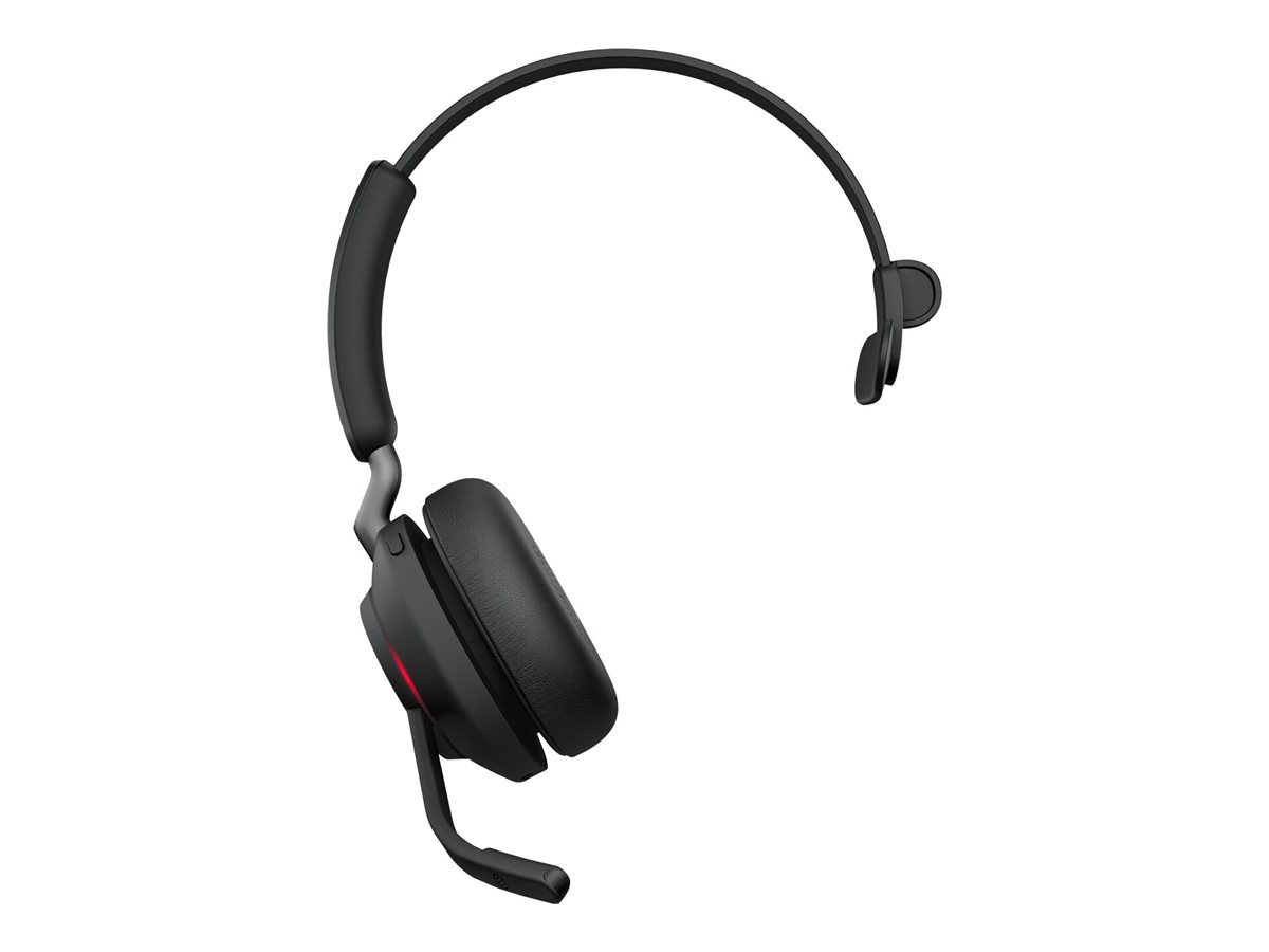 Jabra Evolve2 65 UC Mono On-Ear Headset Schwarz