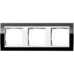 GIRA 3fach Rahmen Event Klar, Standard 55, System 55 Schwarz 0213733 (0213733)