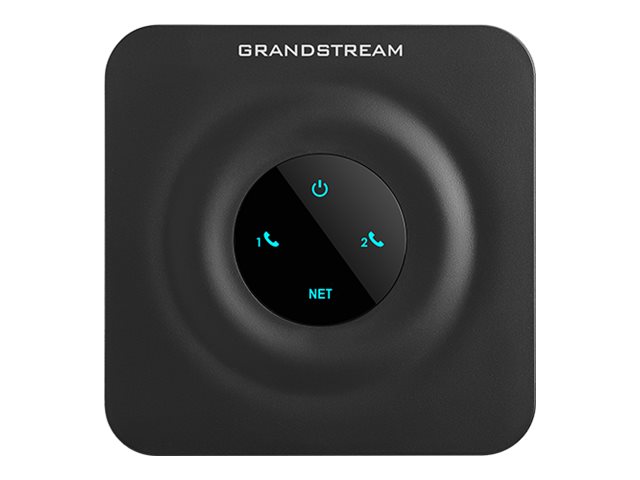 Grandstream HandyTone HT801 v2 VoIP-Telefonadapter Schwarz