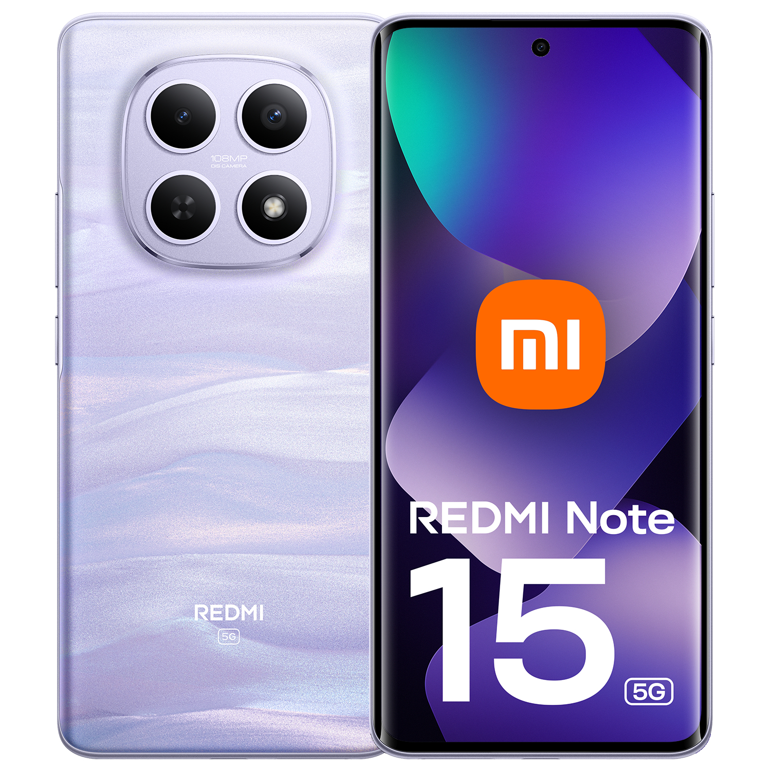 Xiaomi Redmi Note 15 5G 6,67" AMOLED 6 GB RAM 128 GB 108 MP 5520 mAh Violett