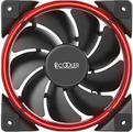 PCCOOLER 120mm Gehäuselüfter in Rot (CORONA-RED)