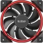 PCCOOLER 120mm Gehäuselüfter in Rot (CORONA-RED)