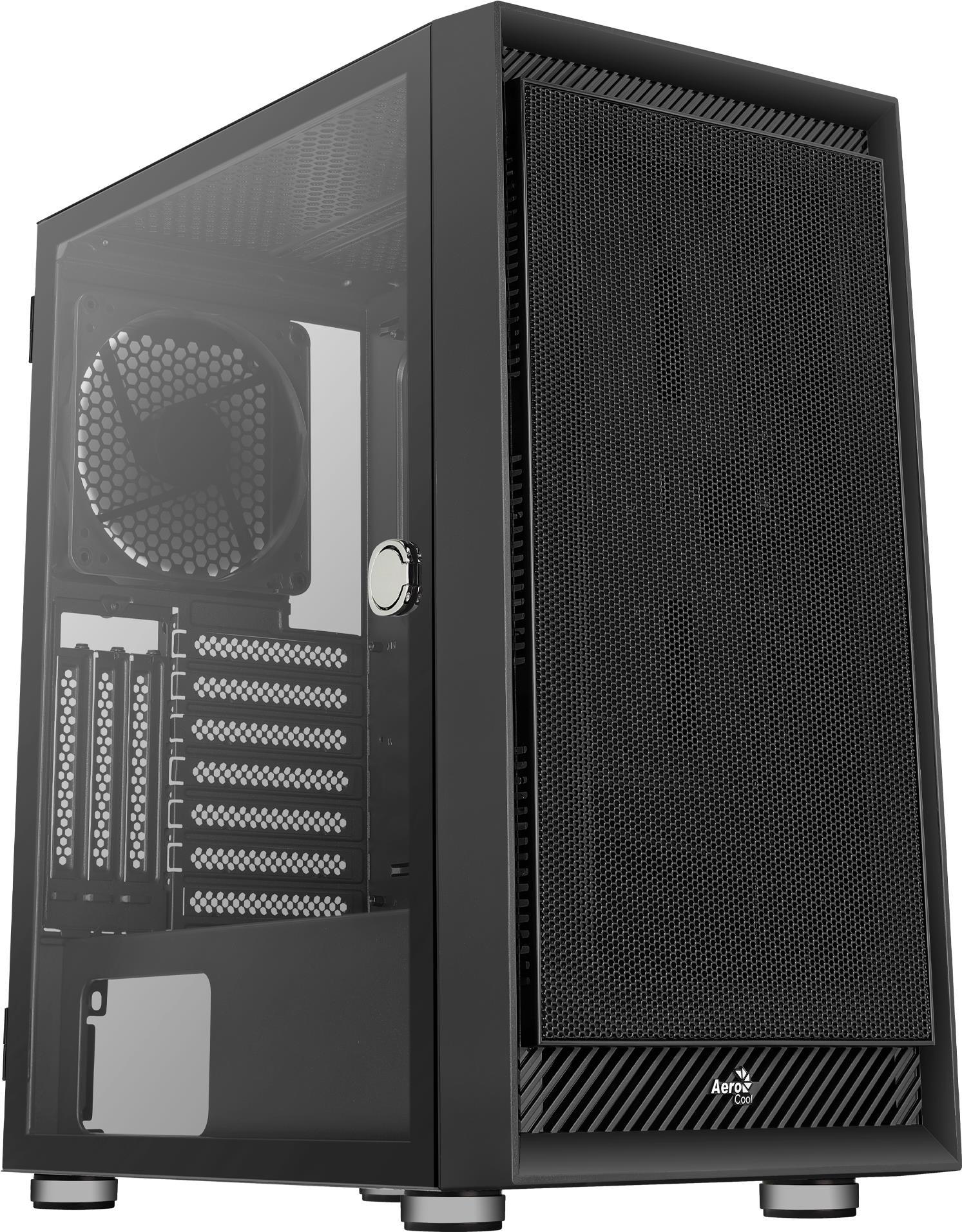 Aerocool Graphite V1 Mid Tower ATX Gehäuse Schwarz