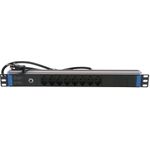DSIT 19" Schweizer Steckdosenleiste Surge Protection Device - 8-fach (DS-8PDU-CH-SPD)