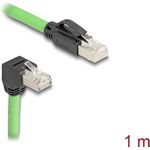 Delock RJ45 Netzwerkkabel Cat.6A Stecker zu unten gewinkelt SF/UTP (80895)