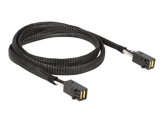 Delock 83387 Internes SAS-Kabel 1 m Schwarz