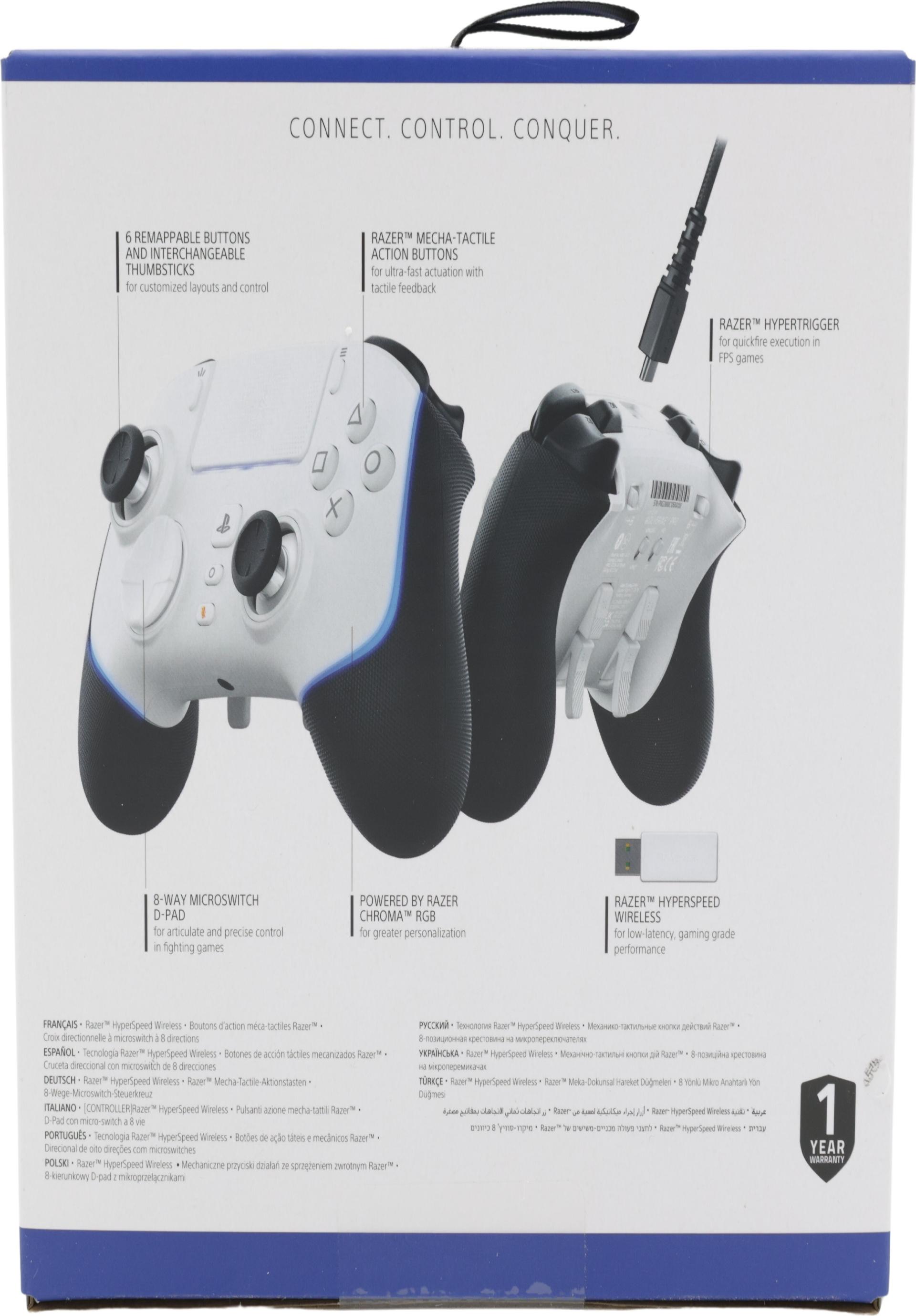 Razer Wolverine V2 Pro Kabelloser Pro-Controller PS5/PC Weiß