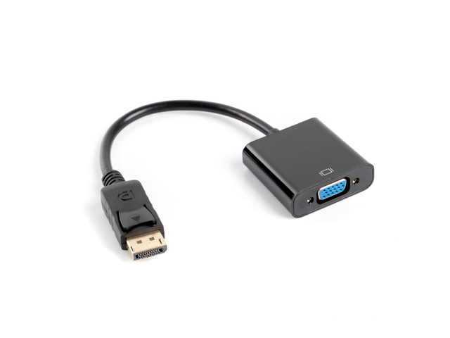 Lanberg AD-0002-BK DisplayPort zu VGA Adapter Schwarz