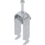 OBO BS-H2-K-28 FT Bügelschelle 2056 2f 22-28mm tauchfeuerverzinkt 1186223 50 (1186223)