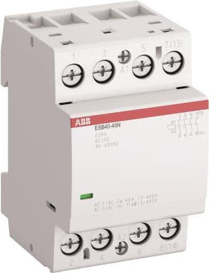 ABB ESB40-40N-06 Installationsschütz 4S/0Ö, 230 V AC/DC (1SAE341111R0640)