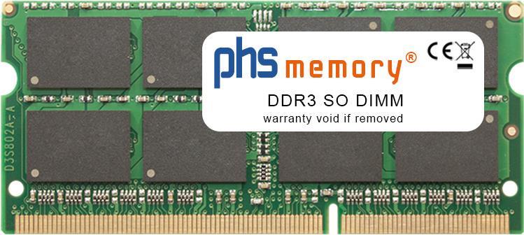 PHS-MEMORY 4GB RAM Speicher DDR3 SO DIMM 1066MHz PC3-8500S 204 Pin DIMM 1,5 Volt (SP162100)