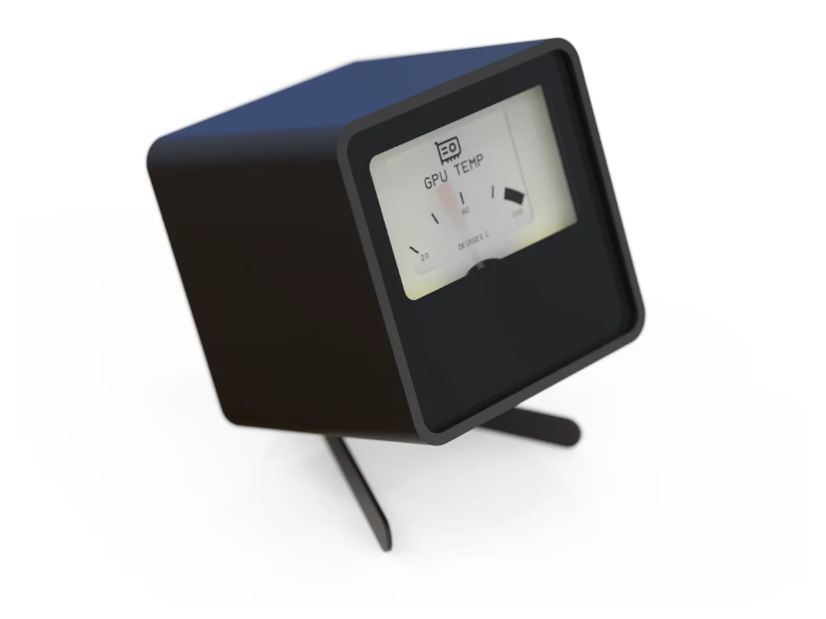 Streacom VU1-Dial Anzeige Schwarz