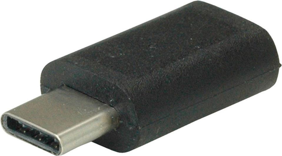 Value 12.99.3191 Kabeladapter USB Type C USB Type Micro B Schwarz (12.99.3191)
