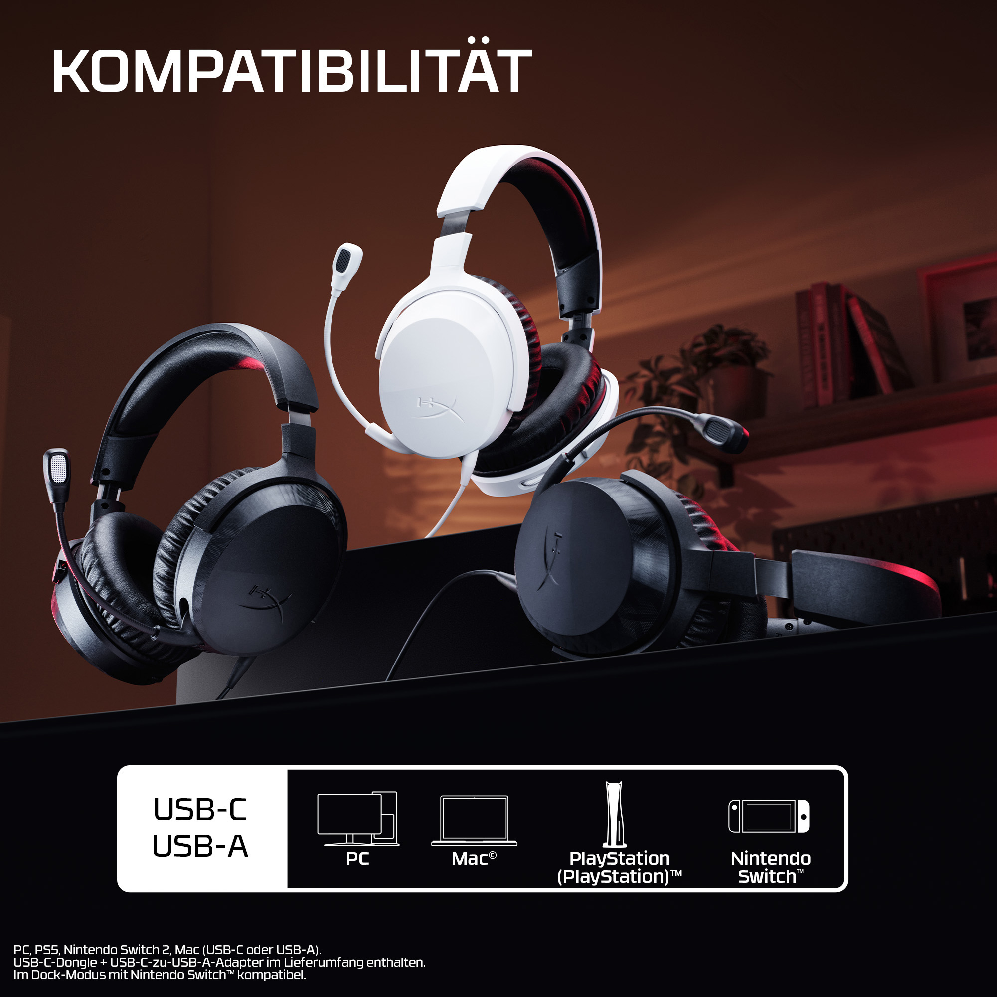 HyperX Cloud Stinger 3 Gaming-Headset Kabelgebunden Schwarz