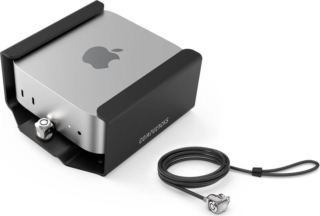 Compulocks Mac Mini Security Mount with Keyed Cable Lock (MMEN24CL)