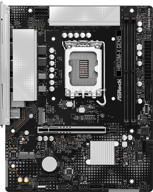 ASRock H810M-X GEN5 Mainboard micro ATX LGA1851 H810 DDR5 HDMI DP 2.5G LAN