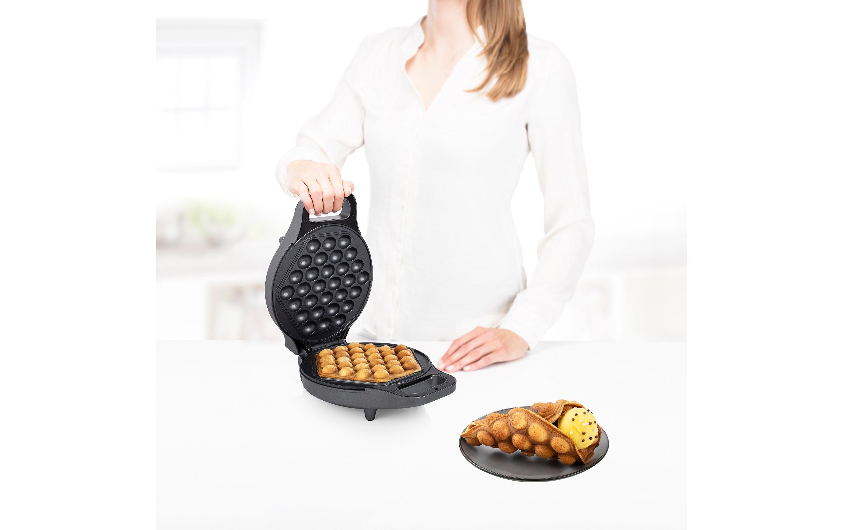 Princess 132465 Bubble-Waffeleisen 700 W Schwarz