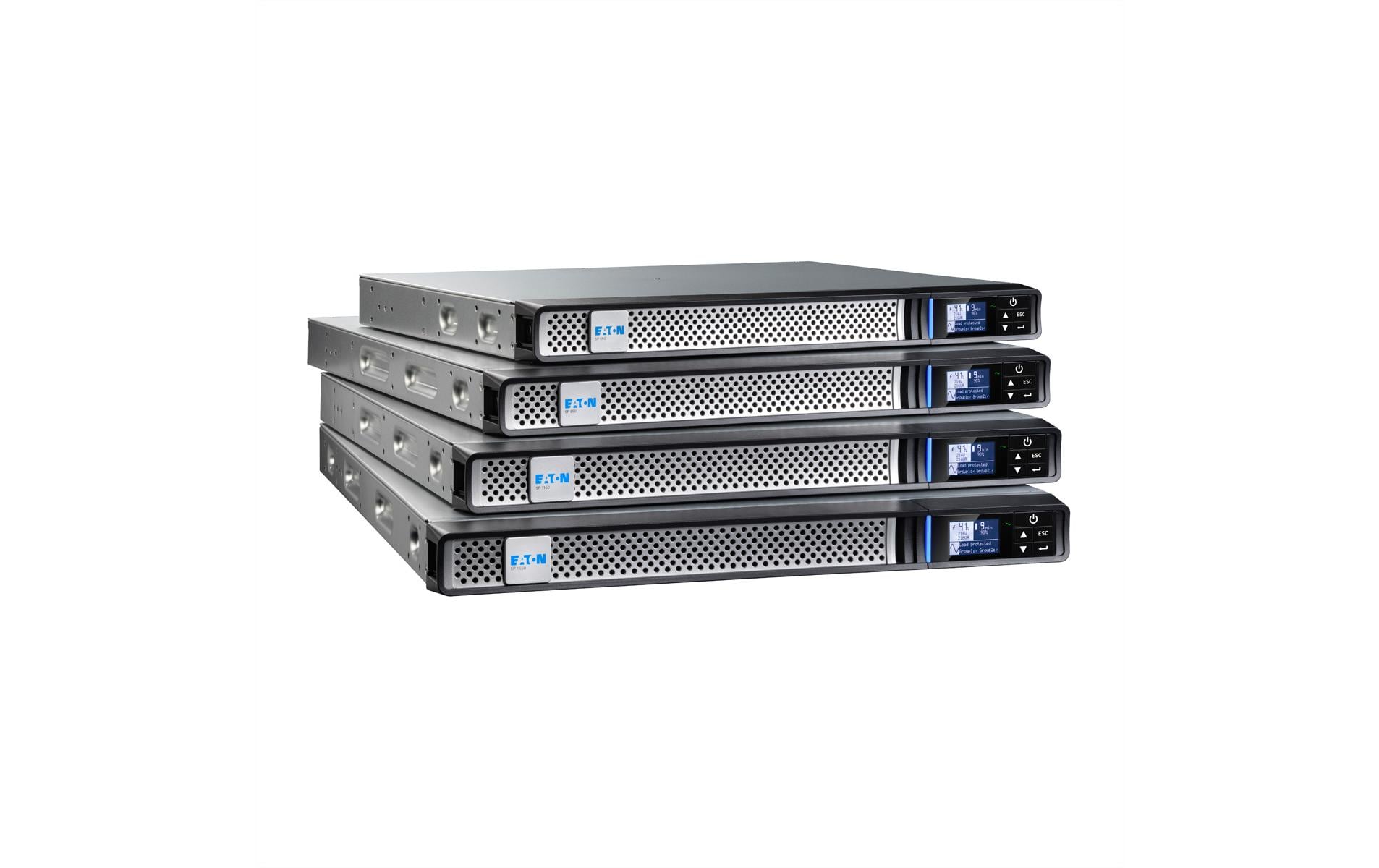 Eaton 5P 650iR Gen 2 USV 650 VA 520 W 1U Rack-montierbar mit Network Card-MS Schwarz/Silber