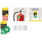 AVERY Zweckform Prüfplaketten, 2026, NoPeel, grün, 30 mm abziehsicher, aus Sicherheits-Folie, hinterlässt beim - 1 Stück (6946-2026)