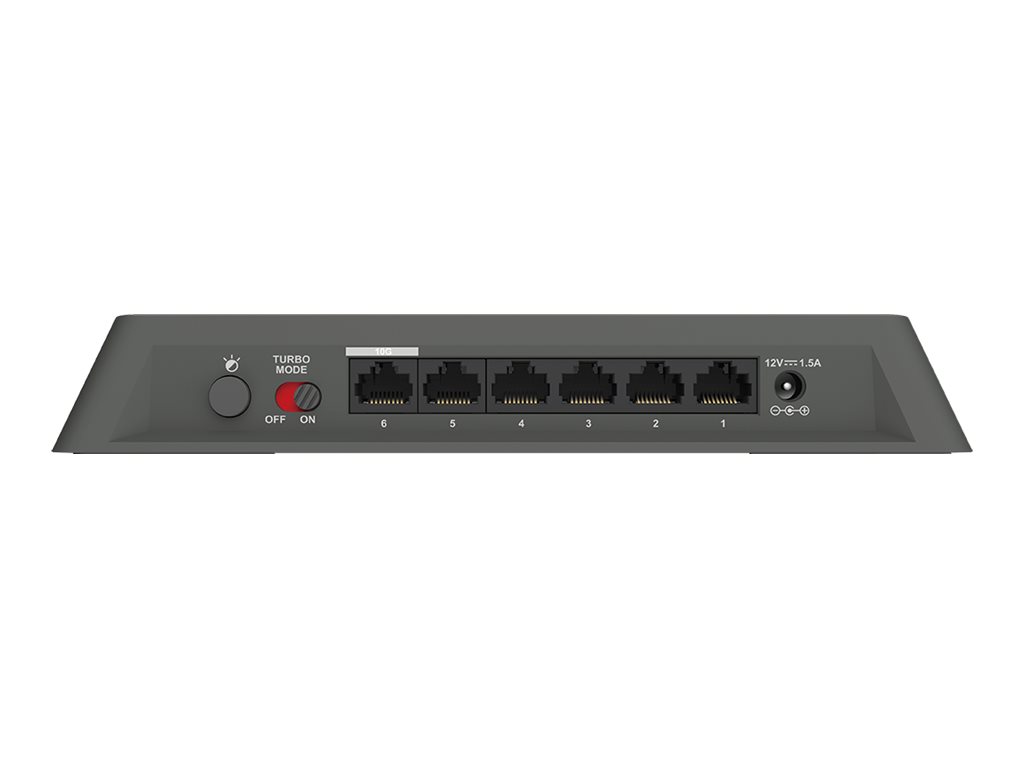 D-Link DMS-106XT 6-Port Netzwerk-Switch 5x 2.5G + 1x 10G Uplink Matte Gray