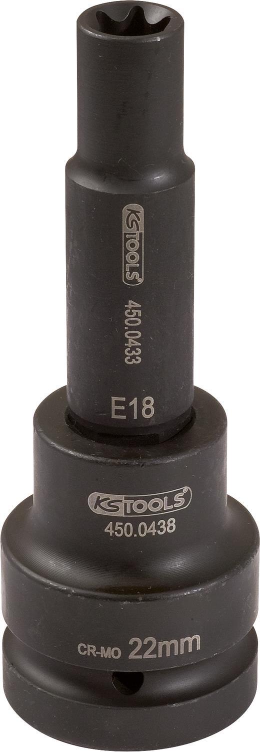 KS TOOLS 3/4\" TX-E-Kraft-Stecknuss, lang, E20 (450.0452)