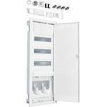 HAGER VH603NWH mit Steckdose und Stahlblechtür (VH603NWH)