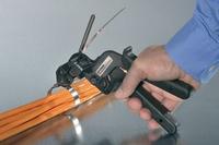 HellermannTyton KST-STG200-MET-BK/ML Kabelbinderzange für Edelstahlkabelbinder (110-09950)