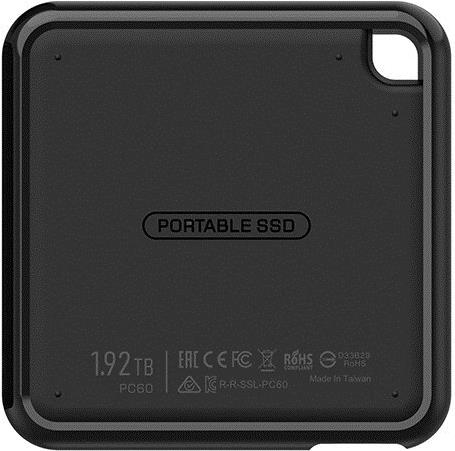 Silicon Power PC60 256 GB SSD USB 3.2 Gen 2 Schwarz