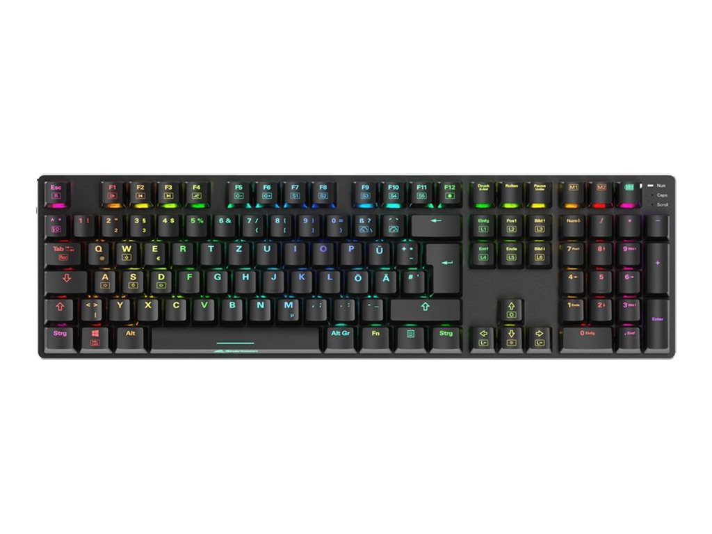 Sharkoon Skiller SGK36W Mechanische Tastatur RGB-LED