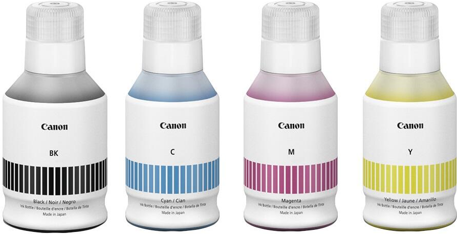 Canon Original GI-56 Nachfülltinten - 4er Multipack (cyan, magenta, gelb, schwarz) (OP4412C001set)