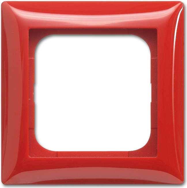 Busch-Jaeger 1725-0-1556. Produktfarbe: Rot, Design: Schraubenlos (1725-0-1556)